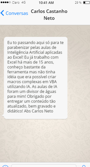 Depoimento Carlos Castanho